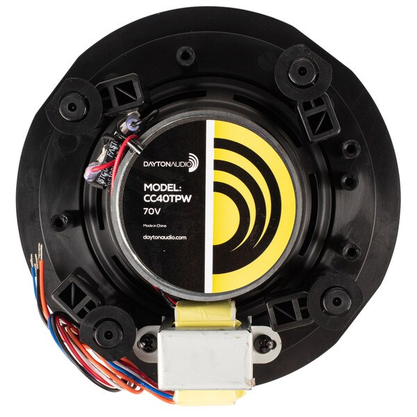 Main product image for Dayton Audio CC40TPW 4" 2-Way 70V In-Ceiling Speaker Pair300-423